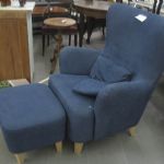491 3122 Fåtölj + pall